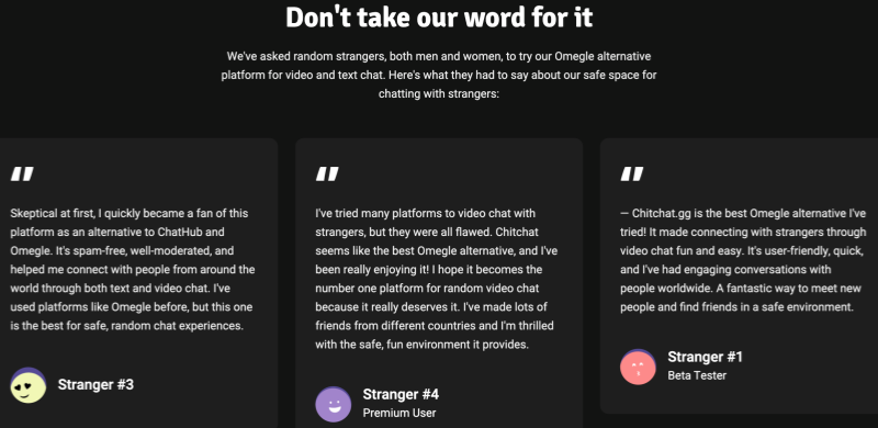 Chitchat User Experience Analysis