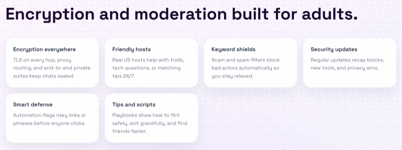 Live Moderators and Security Monitoring