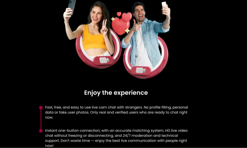 The User Experience of Pink Video Chat