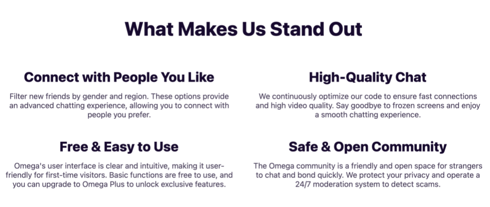 Why Omega Stands Out